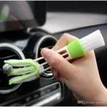 Portable Double Ended Car AC Vent Slit Cleaner Brush Dusting Blinds Keyboard Cleaning