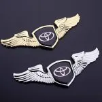 Size 5.5 Inch Bonnet Sticker Angle Wings Emblem Badge for Toyota - Image 2