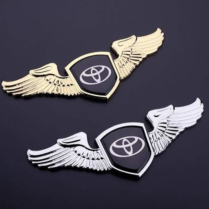 Size 5.5 Inch Bonnet Sticker Angle Wings Emblem Badge for Toyota - Image 2