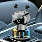 AI Car Air Freshener Silver Automatic Aroma Diffuser with Vibration Sensor and Heat Resistant Long Lasting Fragrance - Image 2