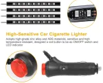 Car Interior Lighting 48 Pieces LED 5050 Atmosphere Light Waterproof RGB Ambient Remote system Lighting - Image 4