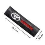 Seat belt Shoulder Pads covers Toyota TRD Logo 2pcs - Image 3