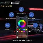 Car Led Underglow Lights with App and Remote Control, 16 Million RGB Colors - Image 3