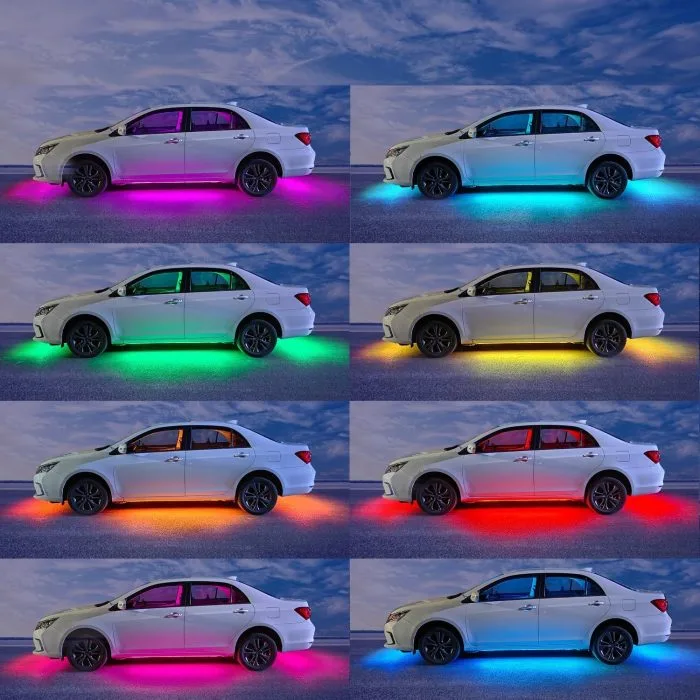 Car Led Underglow Lights with App and Remote Control, 16 Million RGB Colors - Image 2