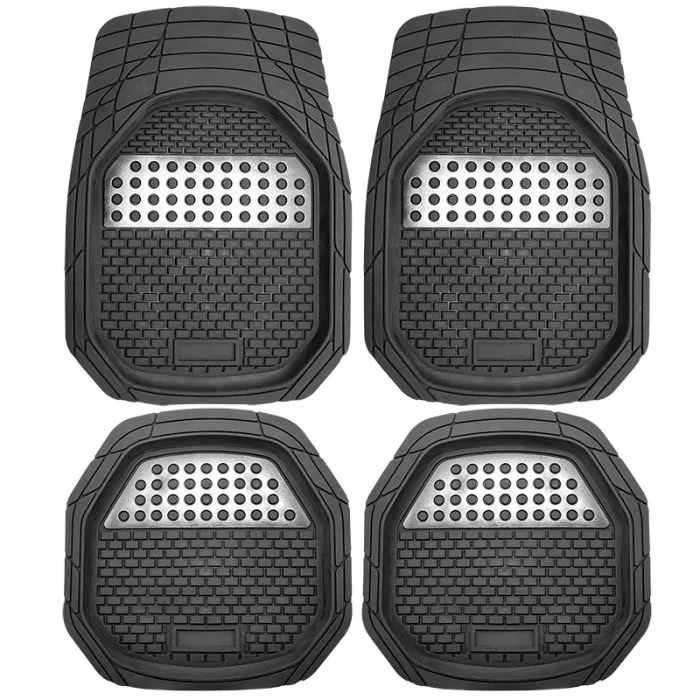 Car Floor Mat 5 Pieces Heavy Duty Rubber PVC - Image 2