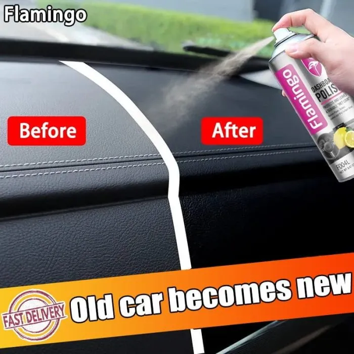 Flamingo dashnoard polish 450 ml (Lemon,Strawberry) - Image 3