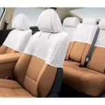 Car Half seat covers lace gulps half seat cover 1 set  white (universal)