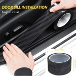 5D Carbon Fiber Texture Tape Anti-scratch with 3 Variant