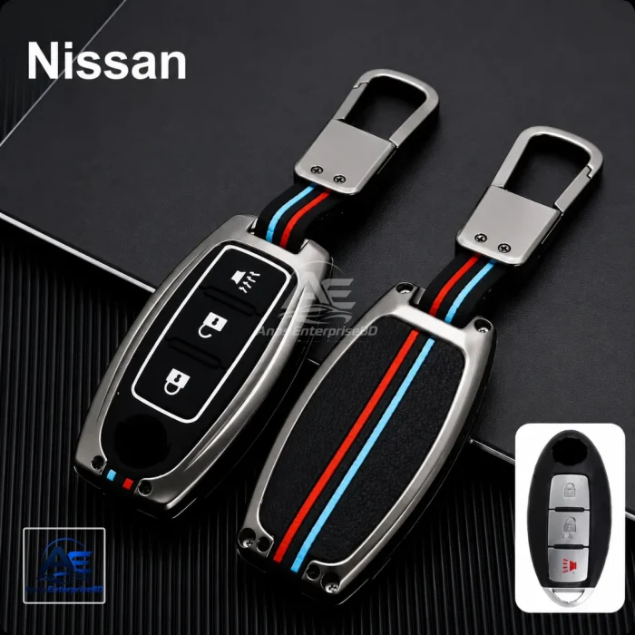 Premium Metal Car Key Cover Smart Protection - Image 4