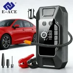 4 in 1 Car Jump Starter – High-Power Air Pump, USB Power Bank & LED Safety Light