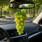 3-Color Lifelike Artificial Simulation Grapes, Rubber Grape Decoration