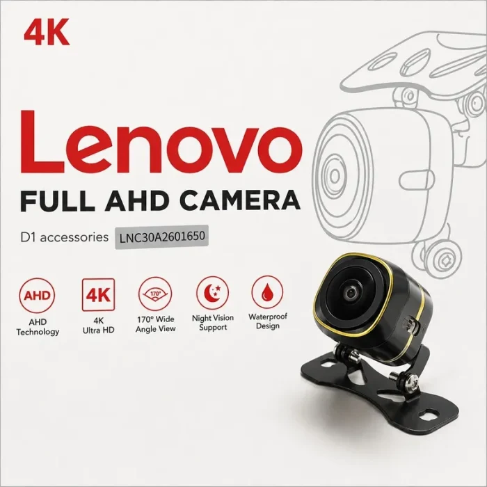 Lenovo Full AHD 4k Reverse Back Camera for Car  170° Wide Angle - Image 2