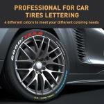 Tire Marker Paint Pens for Car Tires Lettering, Premium Professional Oil-based Ink,Waterproof - Image 3