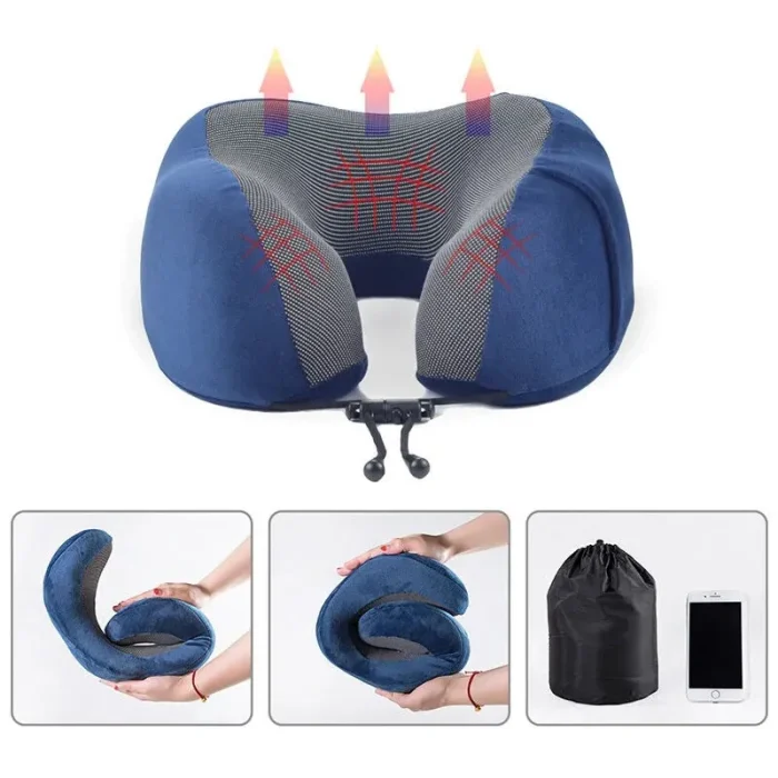 Premium U Shape Neck Pillow for Comfortable Traveling - Image 2