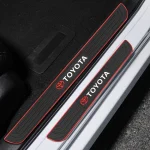 Rubber Car Door Sill Protectors 4PCS