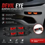 Universal Car Bumper Protector Strips Light Reflective Anti-Scratch – 2pcs