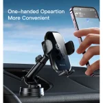 Wireless Car Charger | 360 Rotating Suction Cup Air Vent | Phone Holder - Image 3