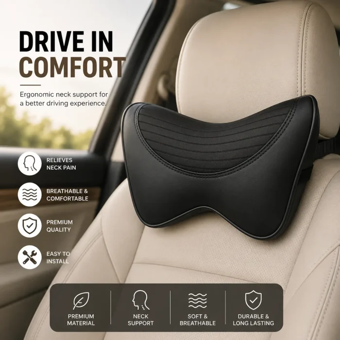 High quality car seat neck support pillow - Image 3