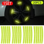 Colorful Car Wheel Reflective Sticker 20 Pcs - Image 3