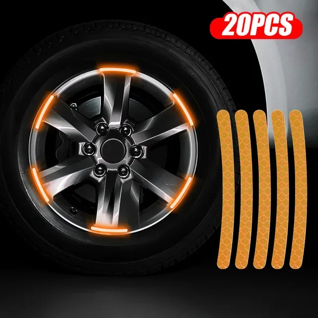 Colorful Car Wheel Reflective Sticker 20 Pcs - Image 5