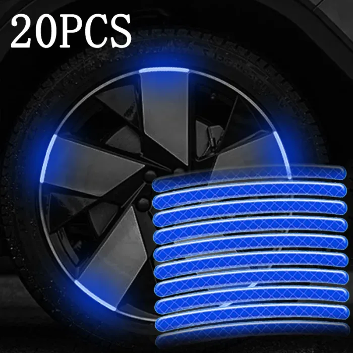 Colorful Car Wheel Reflective Sticker 20 Pcs - Image 6