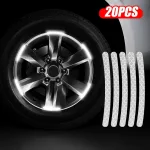 Colorful Car Wheel Reflective Sticker 20 Pcs - Image 4