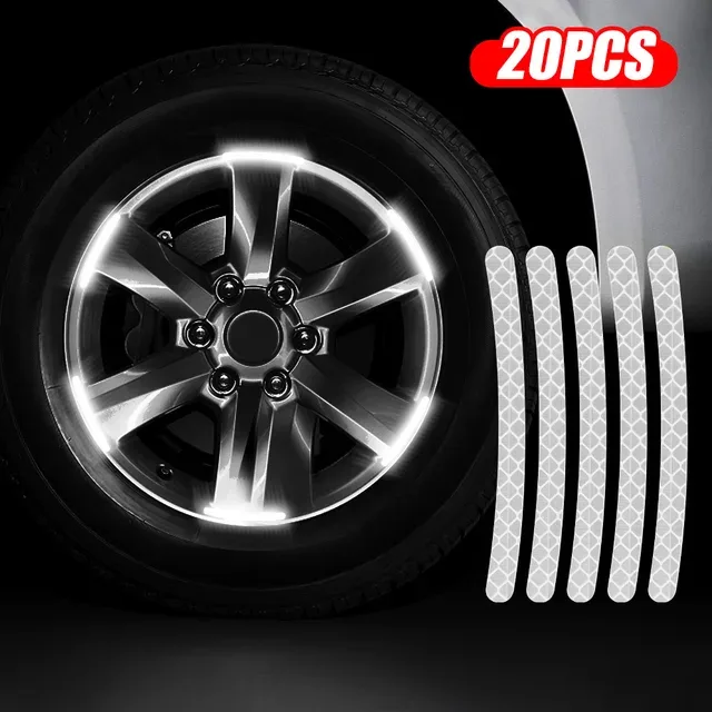 Colorful Car Wheel Reflective Sticker 20 Pcs - Image 4