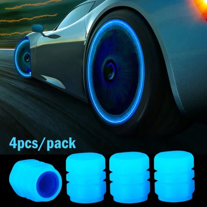 4Pcs High Quality Universal Luminous Valve Stem Cap - Image 3