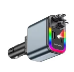 RGV Premium New Starlight Car Charger Fast Charger with RGB Ambient Light 5 in 1 - Image 3