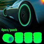 4Pcs High Quality Universal Luminous Valve Stem Cap