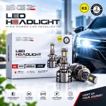 BEZ 400W LED Headlight Powerful Bright White
