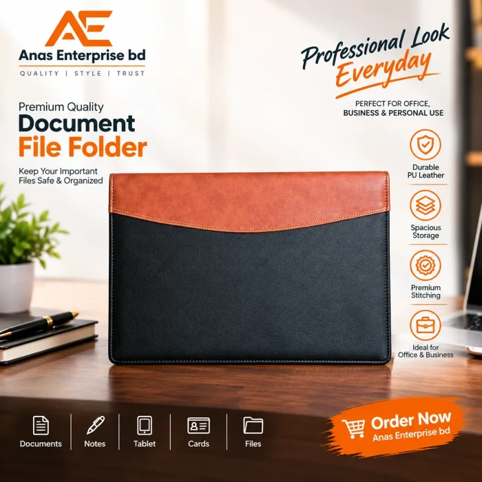 Multipurpose PU Leather | Documents Holder | - Image 2