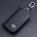 Toyota Leather Car Key Cover Holder Keychain Key Chain Case