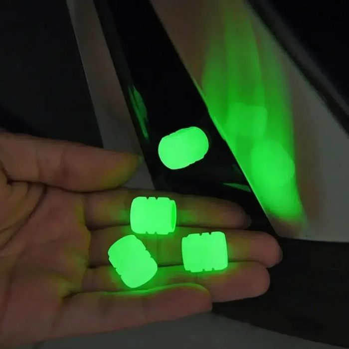4Pcs High Quality Universal Luminous Valve Stem Cap - Image 2