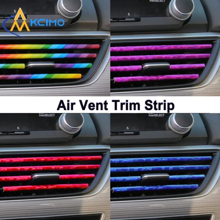 Car Ac Ventilation Outlet Trim Strip DIY U Shape - Image 2