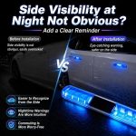 2Pcs LED technology safety signaling lamp waterproof design