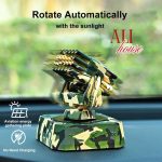 Missile Cannon Solar Powered Rotating Car Air Freshener