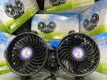 Car Fan 360 Degree Rotatable Dual Head 2 Speed - Image 2