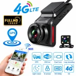 4G Dual-Lens Smart Driving Recorder GPS Tracking, WiFi & Remote Monitoring Dash Cam